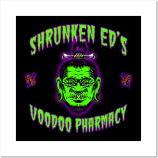 SHRUNKEN ED'S VOODOO PHARMACY Posters and Art